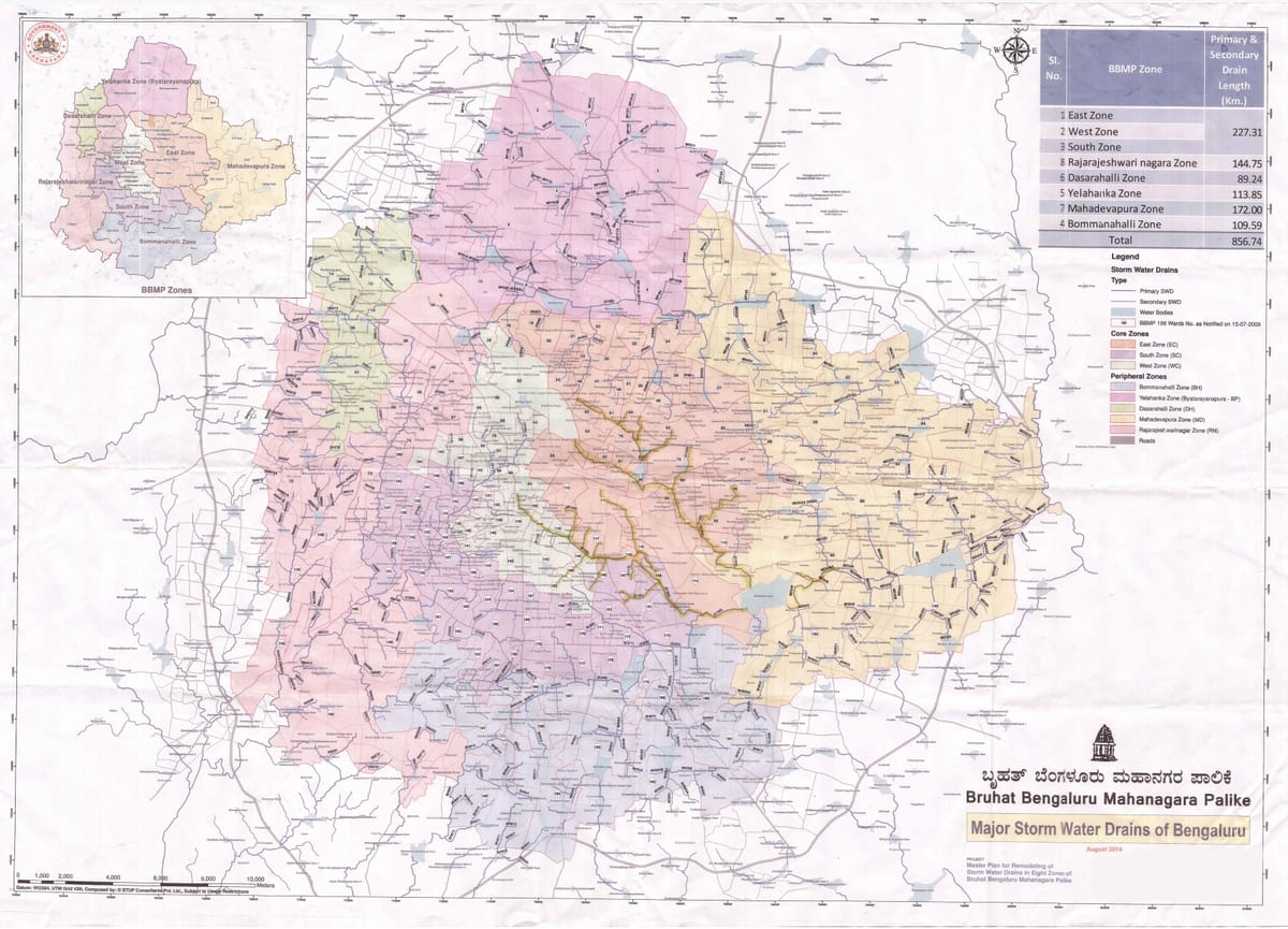 地图BBMP rajakaluve